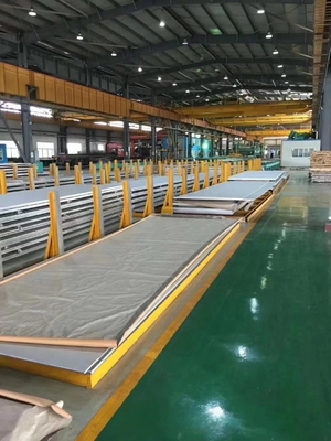 SS904L 2520 2205 2507 chapa de aço frente e verso de aço inoxidável 3mm da placa 2B 4X8FT Astm da folha